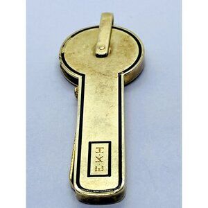 Tiffany & Co Enamel 14K Yellow Gold Key Cover Monogramed